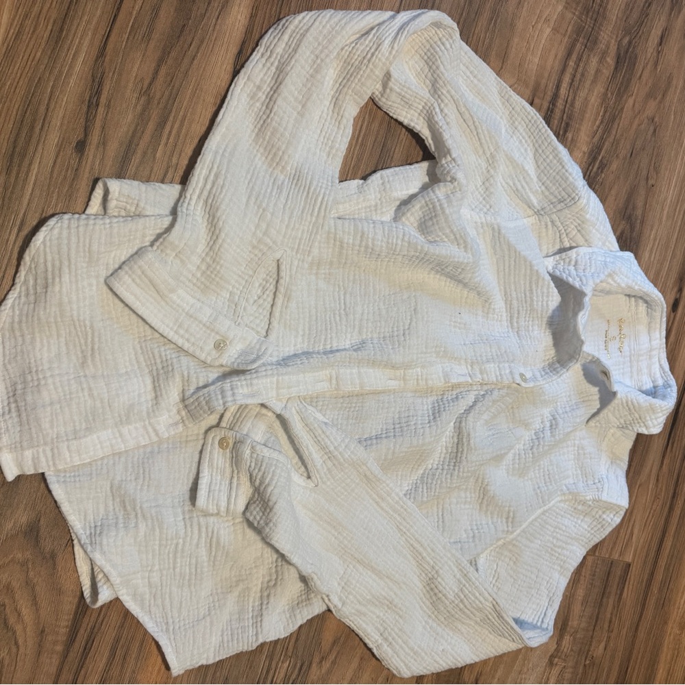 Lilly Pulitzer White Button Down Shirt